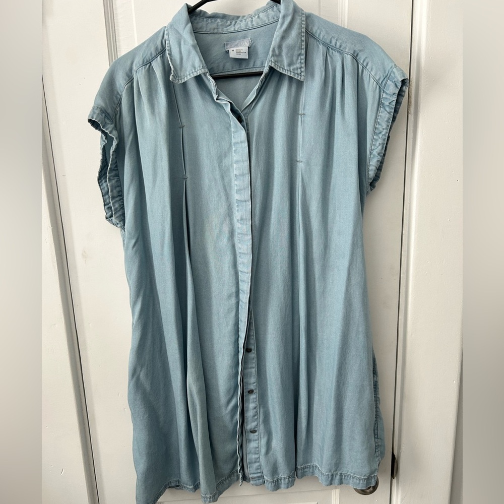COOPERATIVE - Jean Dress -Tie back - with pockets - Womens Medium
